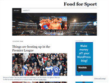 Tablet Screenshot of foodforsport.wordpress.com