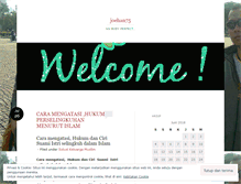 Tablet Screenshot of joehan75.wordpress.com