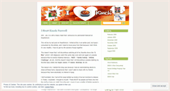 Desktop Screenshot of iheartkimchi.wordpress.com