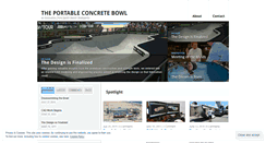 Desktop Screenshot of portableconcretebowl.wordpress.com