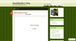Desktop Screenshot of akashkhadke.wordpress.com