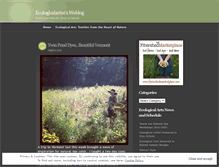 Tablet Screenshot of ecologicalartist.wordpress.com