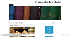 Desktop Screenshot of fragmentedknowledge.wordpress.com