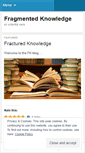 Mobile Screenshot of fragmentedknowledge.wordpress.com