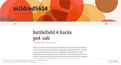 Desktop Screenshot of mildred5614.wordpress.com