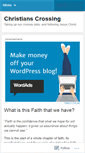 Mobile Screenshot of christianscrossing.wordpress.com