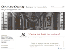 Tablet Screenshot of christianscrossing.wordpress.com