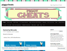 Tablet Screenshot of piggycheats.wordpress.com