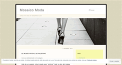 Desktop Screenshot of mosaicomoda.wordpress.com