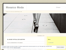 Tablet Screenshot of mosaicomoda.wordpress.com