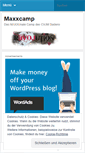 Mobile Screenshot of maxxcamp.wordpress.com