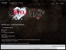 Tablet Screenshot of maxxcamp.wordpress.com