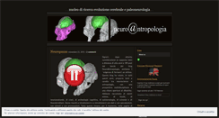 Desktop Screenshot of neuroantropologia.wordpress.com