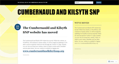 Desktop Screenshot of cumbernauldandkilsythsnp.wordpress.com
