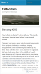 Mobile Screenshot of fallonrain.wordpress.com
