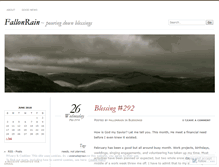 Tablet Screenshot of fallonrain.wordpress.com