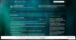 Desktop Screenshot of hadrian6in6.wordpress.com