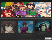 Tablet Screenshot of animeholicph.wordpress.com