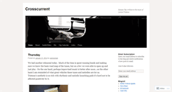 Desktop Screenshot of crosscurrentjazz.wordpress.com