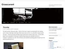 Tablet Screenshot of crosscurrentjazz.wordpress.com