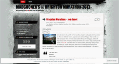 Desktop Screenshot of madgoonermarathon.wordpress.com