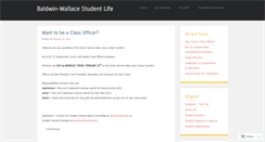 Desktop Screenshot of bwcstudentlife.wordpress.com