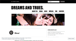 Desktop Screenshot of dreamsandtrues.wordpress.com