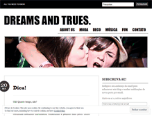 Tablet Screenshot of dreamsandtrues.wordpress.com