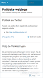 Mobile Screenshot of politiekeweblog.wordpress.com