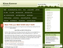 Tablet Screenshot of kirankanwargolf.wordpress.com