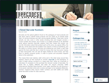 Tablet Screenshot of barcodesconz.wordpress.com