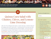 Tablet Screenshot of iwillmakecrafts.wordpress.com