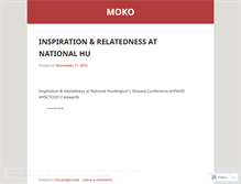 Tablet Screenshot of mokobranding.wordpress.com