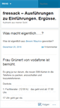 Mobile Screenshot of fressack.wordpress.com