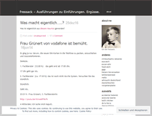 Tablet Screenshot of fressack.wordpress.com