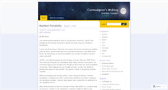 Desktop Screenshot of curmudgeonblog.wordpress.com