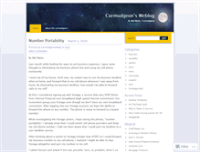 Tablet Screenshot of curmudgeonblog.wordpress.com
