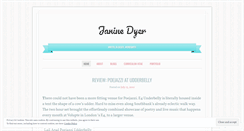 Desktop Screenshot of janinedyer.wordpress.com