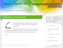 Tablet Screenshot of literaryagentsuk.wordpress.com