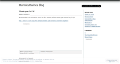 Desktop Screenshot of hunnicuttwines.wordpress.com