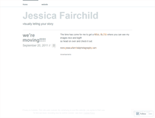 Tablet Screenshot of jessicafairchild.wordpress.com