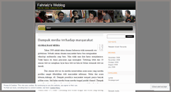Desktop Screenshot of fahrialz.wordpress.com