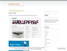 Tablet Screenshot of mukkiboude.wordpress.com