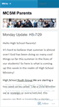 Mobile Screenshot of mcsmparents.wordpress.com