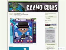 Tablet Screenshot of cazmoclues.wordpress.com