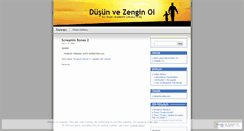 Desktop Screenshot of dusunvezenginol.wordpress.com