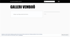 Desktop Screenshot of gallerivemboo.wordpress.com