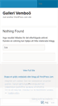 Mobile Screenshot of gallerivemboo.wordpress.com