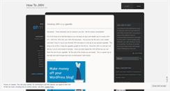 Desktop Screenshot of howtojwh.wordpress.com