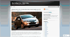 Desktop Screenshot of bestsellingcars.wordpress.com